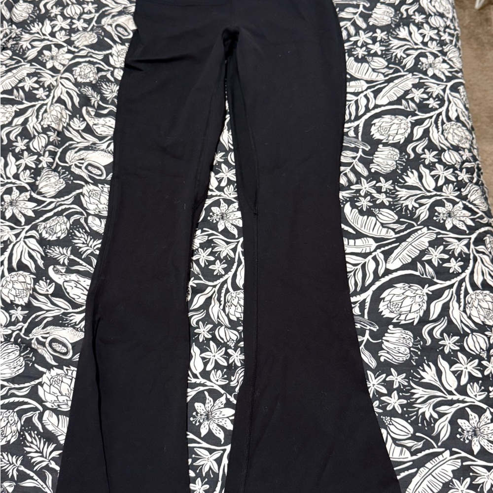 lululemon athletica Black Flared Leggings